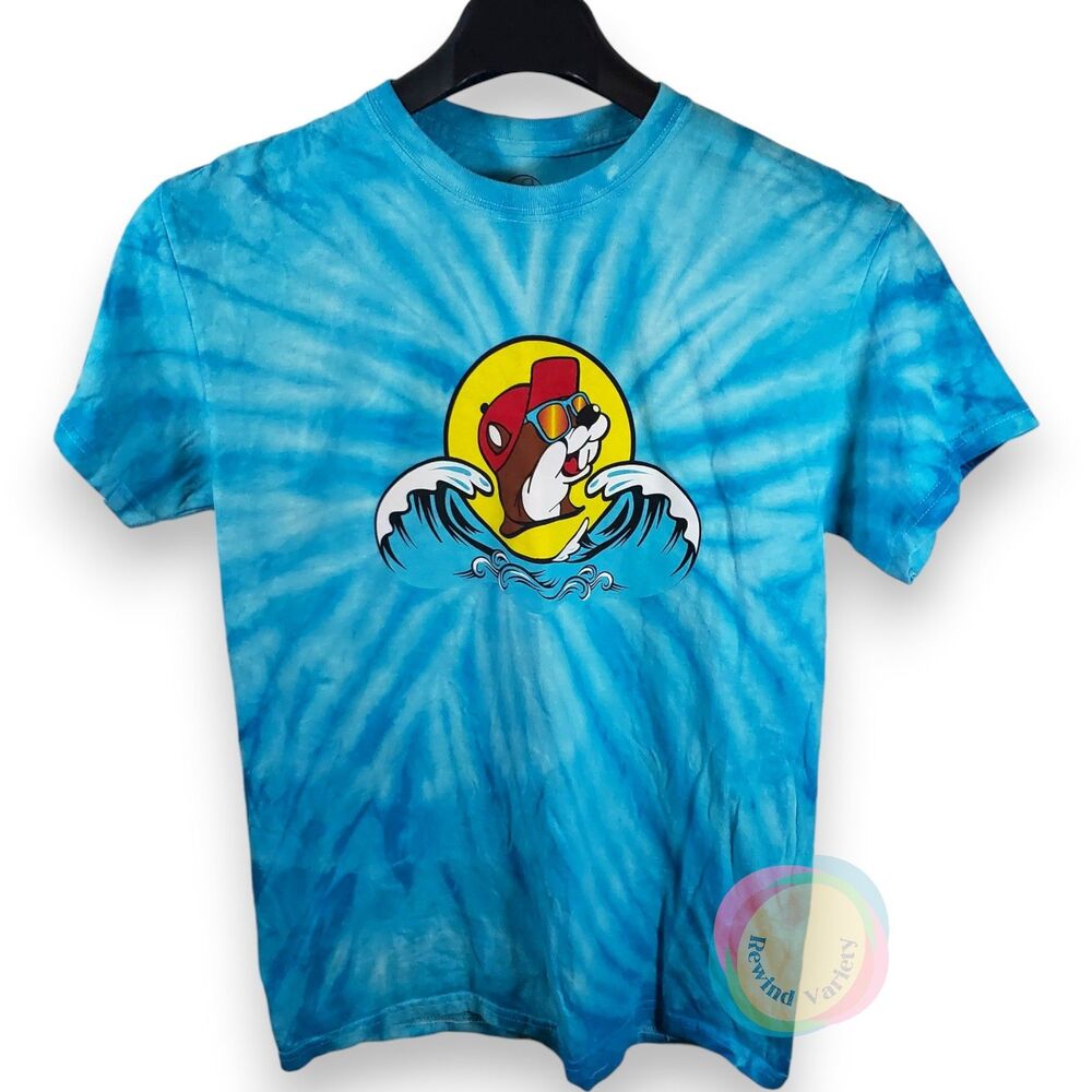 Buc-ee's Tie Dye New Braunfels Graphic Tee M Slim